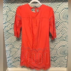 LAST CHANCE Crown & Ivy 6 petite knee length coral dress